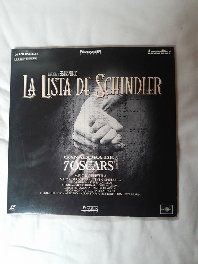 LASER DISC LA LISTA DE SCHLINDER