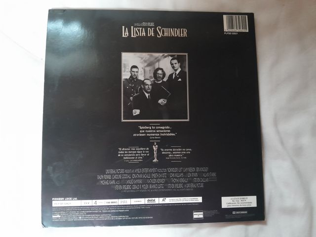 LASER DISC LA LISTA DE SCHLINDER