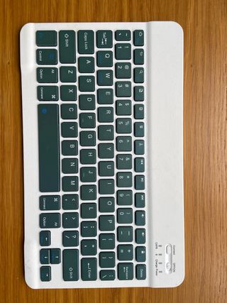 Teclado inalambrico tablet color verde