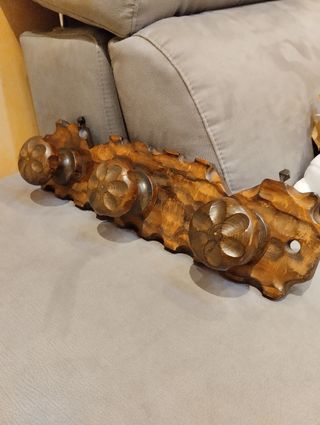 Perchero madera antiguo
