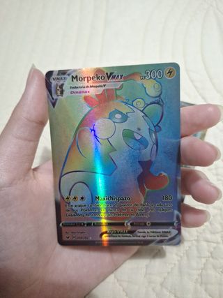 Pack carta pokémon Morpeko VMAX,arcoíris