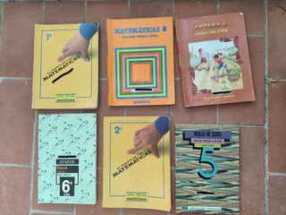 Libros de EGB y 1oBUP, 1 y 2 BAT