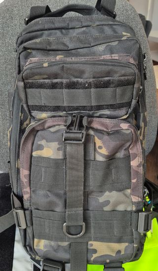 Mochila táctica militar negra