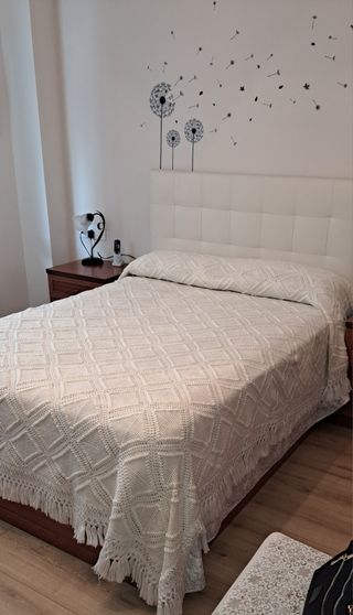 Colcha vintage blanco