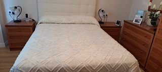 Colcha vintage blanco