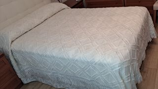 Colcha vintage blanco