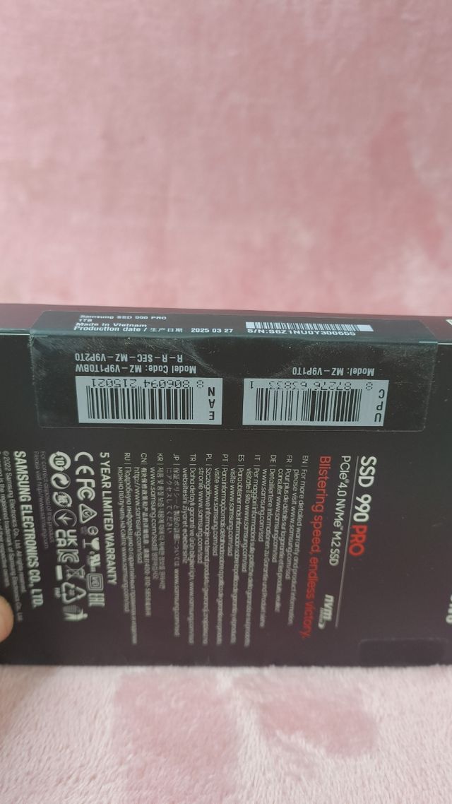 SAMSUNG Unidad de estado sólido 990 Pro M.2