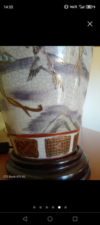 Vaso a lampada stile orientale