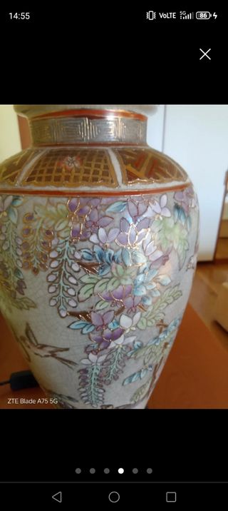 Vaso a lampada stile orientale