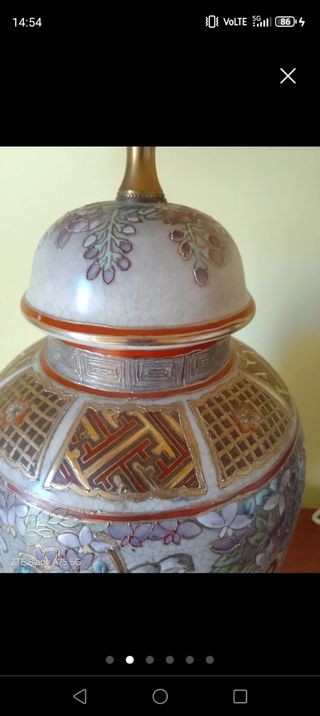 Vaso a lampada stile orientale