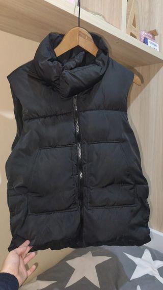 Chaleco acolchado negro 