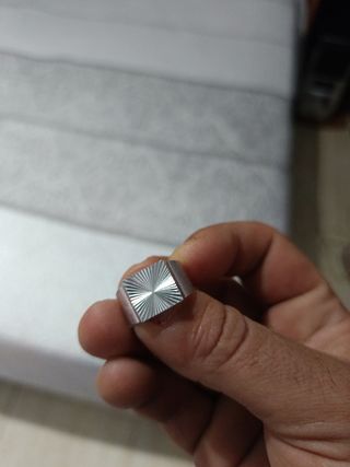 Anillo oro blanco