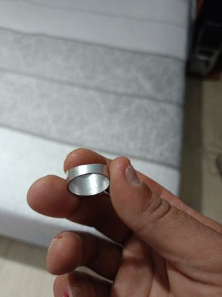 Anillo oro blanco