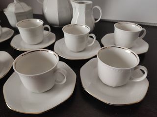 JUEGO DE CAFÉ PORCELANA SCHIRNDING BAVARIA - NUEVO