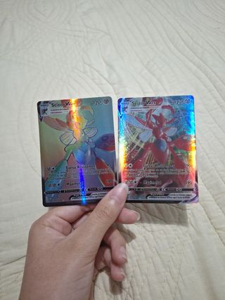 Pack Cartas pokémon Scizor VMAX,arcoíris
