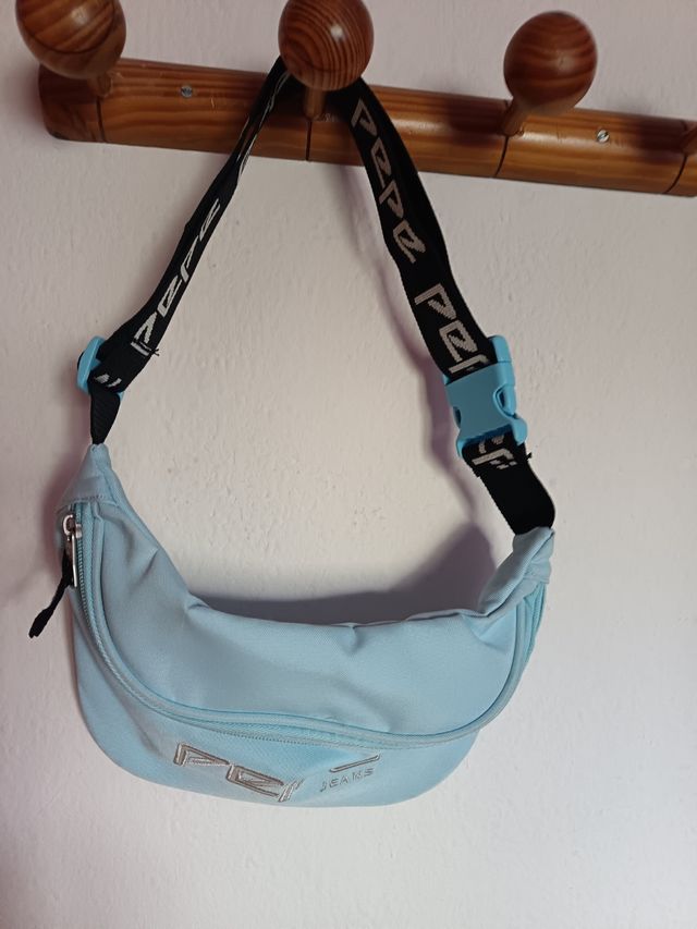 Riñonera Pepe Jeans celeste
