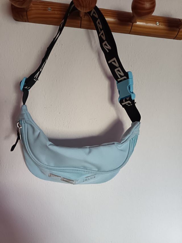 Riñonera Pepe Jeans celeste