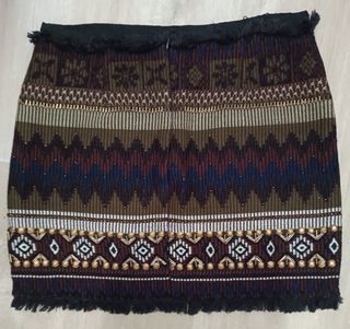 Mini falda boho chic