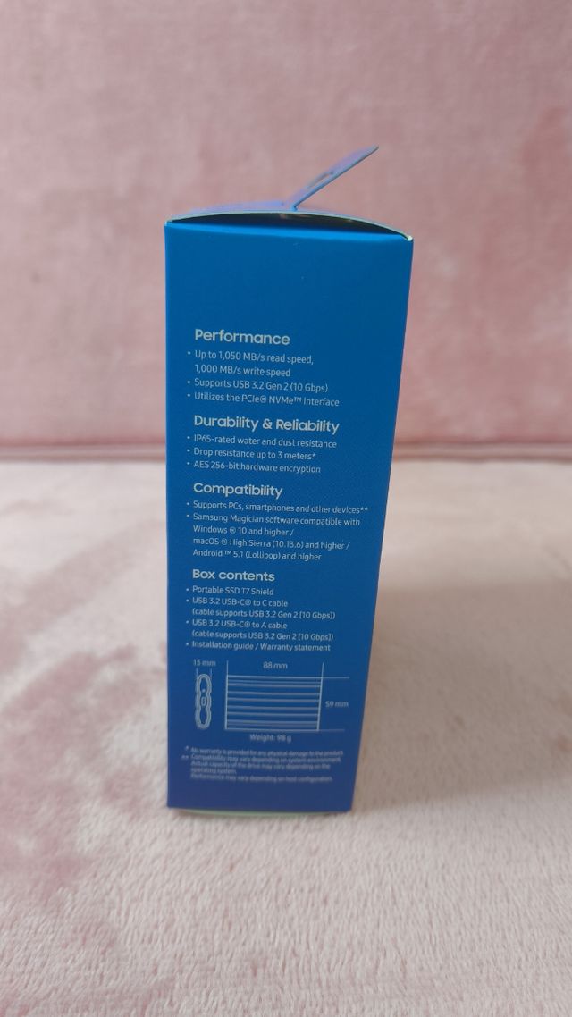 SSD Portátil Samsung T7 Shield 1TB