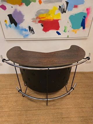 Barra bar + 5 taburetes años 70