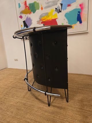 Barra bar + 5 taburetes años 70