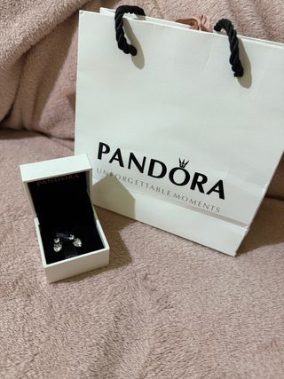 Aretes Pandora Plata Corazón