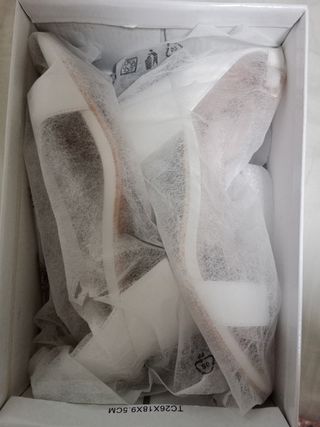 Sandalias tacón blancas