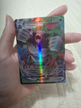 Pack Cartas pokémon Rillaboom VMAX