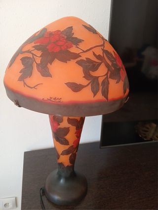 LAMPARA ELECTRICA ART NOUVEAU ESTILO TIPO GALLÉ  