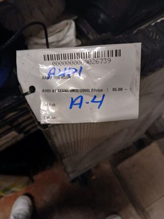 Radiador Audi A4 2009