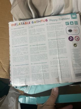 Bañera hinchable bebe