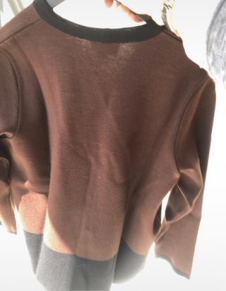 Cardigan Volpato Marrone Beige Tg.48