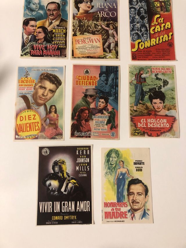 Publicidad de cine Original años 50