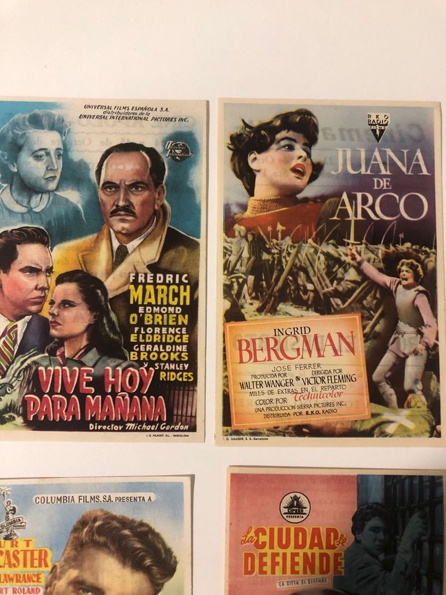 Publicidad de cine Original años 50