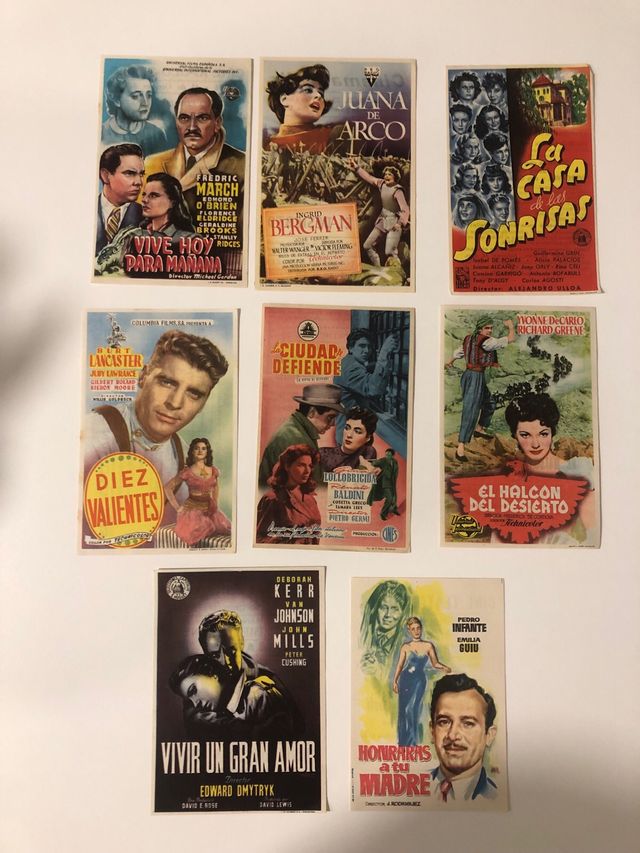 Publicidad de cine Original años 50