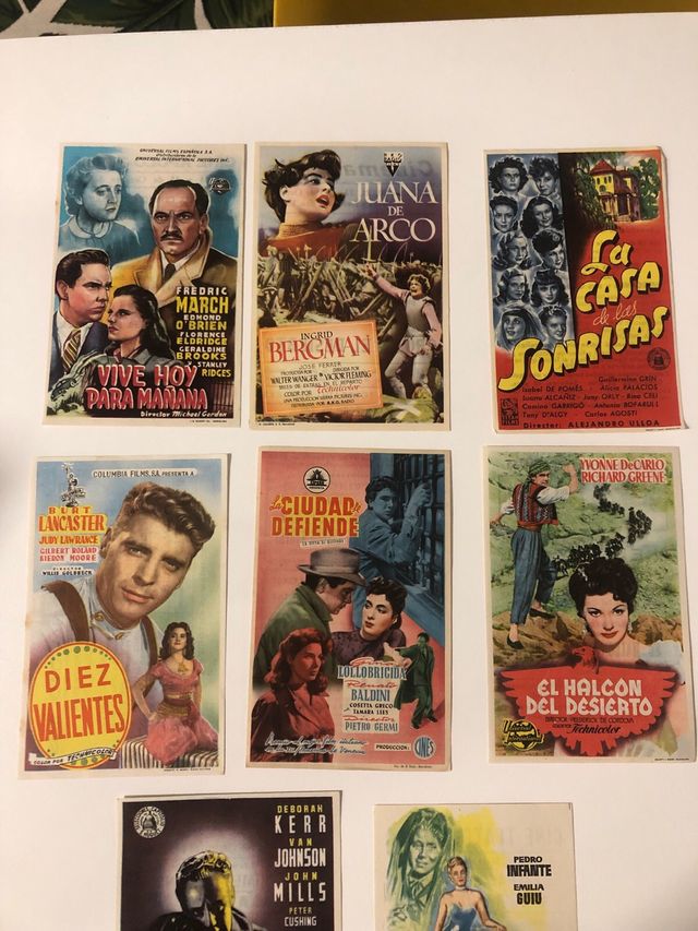 Publicidad de cine Original años 50