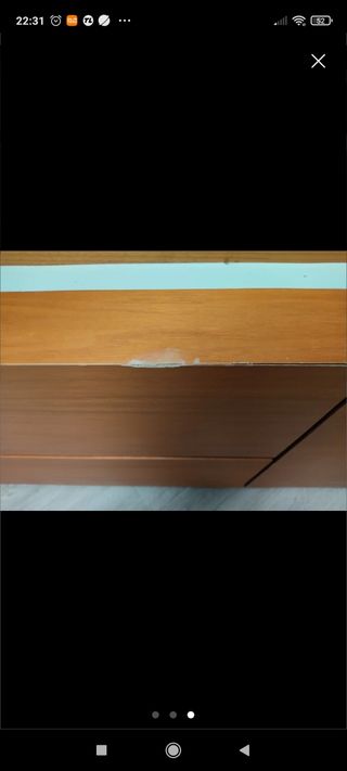 Mueble debajo la tele