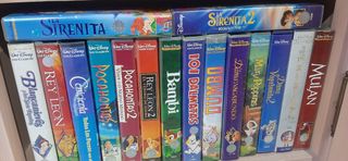 61 Películas VHS Disney infantiles