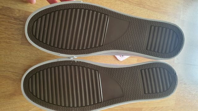 Zapatillas nuevas altas rosa con lunares - Talla39