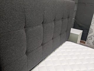 Cama gris - Estructura de cama