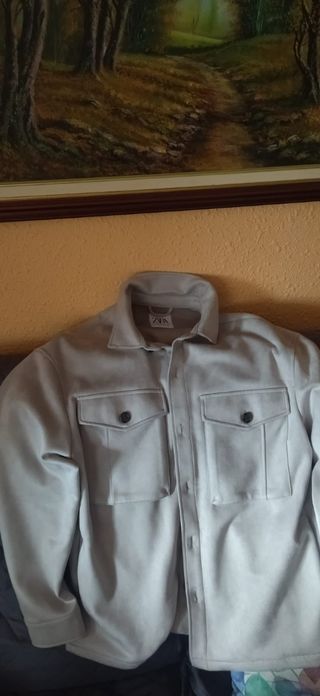 Cazadora Zara beige