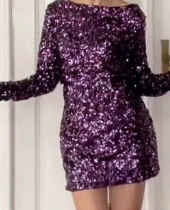 Vestido mini de fiesta de ZARA.