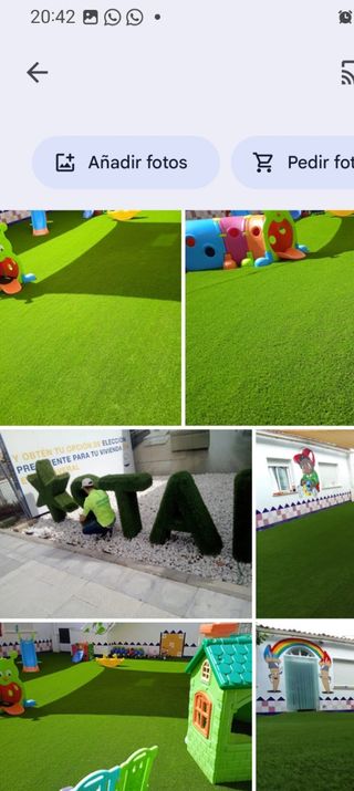 INSTALACIÓNES DE CÉSPED ARTIFICIAL