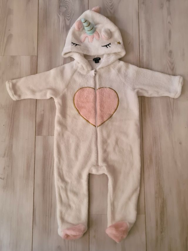 Tutina invernale unicorno taglia 12 mesi