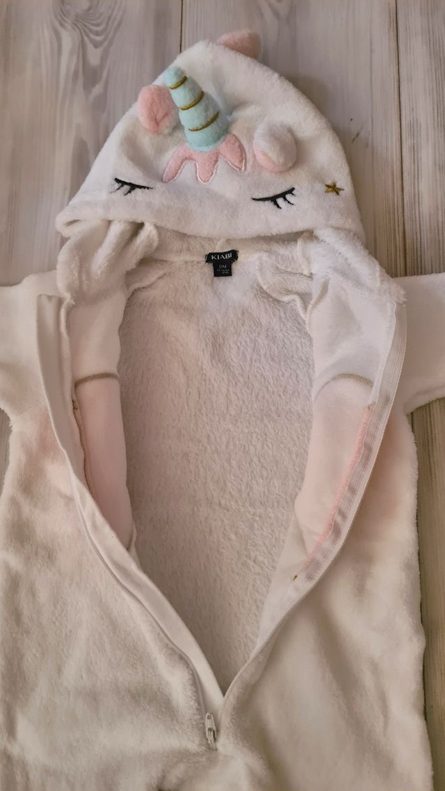 Tutina invernale unicorno taglia 12 mesi