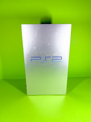 PS2 FAT SET SILVER COMPLETO 2 PAD + CAVI + MEMORY 
