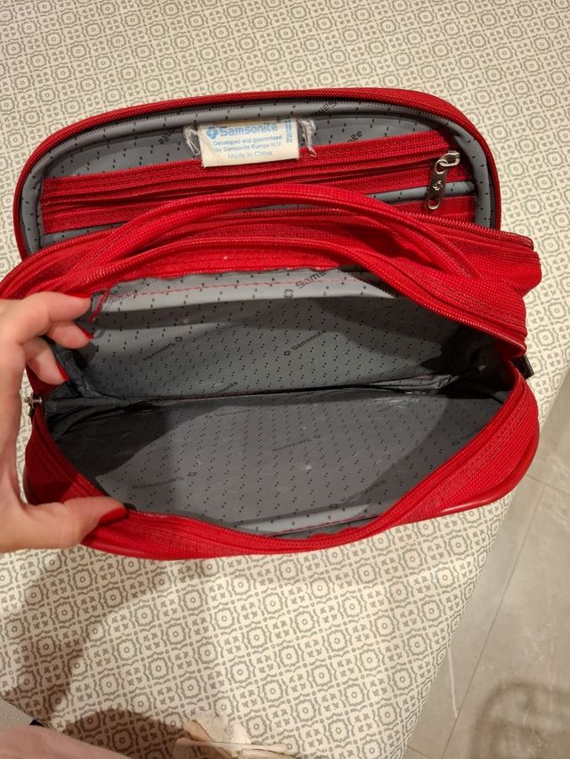 Neceser rojo Samsonite