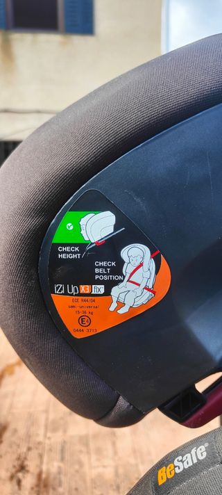 Silla coche automóvil isofix