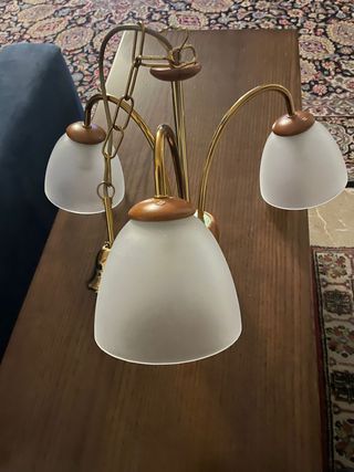 Lampadario a tre bracci