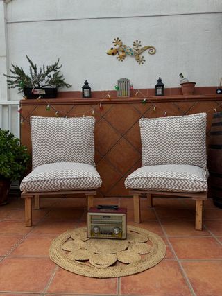 2 Sillones terraza plegables NUEVO!